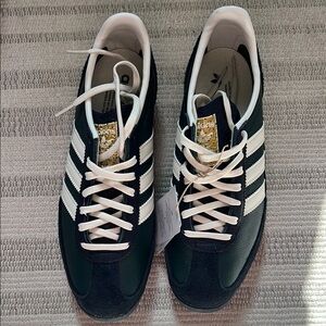 Adidas Women’s Blue, Green and White Sneakers by Adidas
